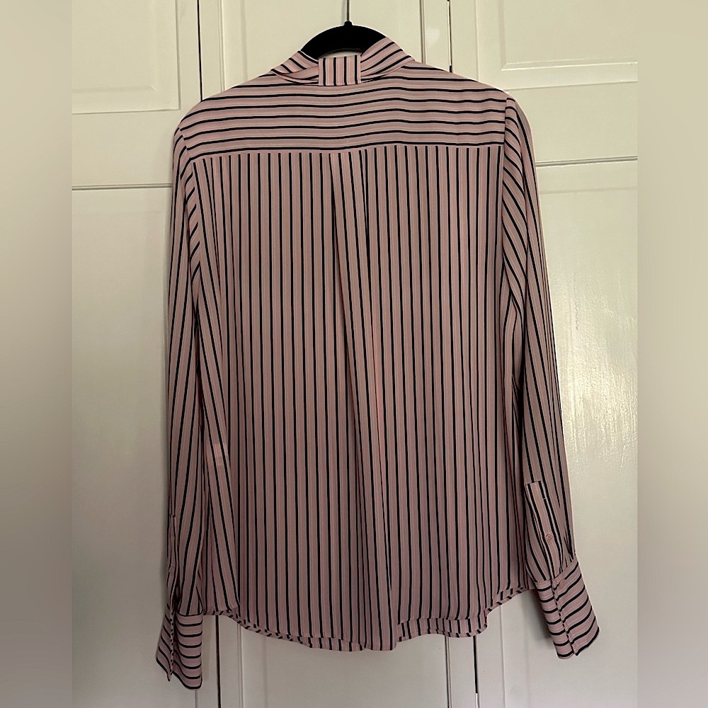 WHBM Pinstripe Blouse - Picture 2 of 7